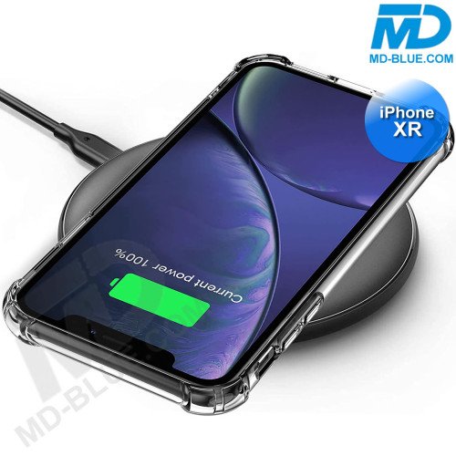 iPhone XR - Telefoonhoesje - Achterkantje - Siliconen - Antishock - Transparant