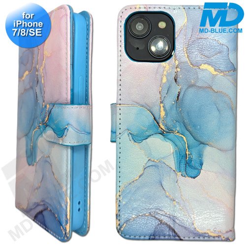 iPhone 7/8/SE - Telefoonhoesje - Book Case - Bloemen