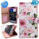 iPhone 15 Plus - Telefoonhoesje - Book Case - Bloemen