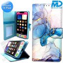 iPhone 15 Plus - Telefoonhoesje - Book Case - Bloemen