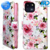 iPhone 14 - Telefoonhoesje - Book Case - Bloemen