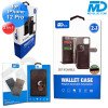 iPhone 12 Pro Telefoonhoesjes - Book Case - 2 in 1 - Bruin