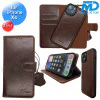 iPhone Xs Telefoonhoesjes - Book Case - 2 in 1 - Bruin
