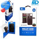 iPhone 11 Telefoonhoesjes - Book Case - 2 in 1 - Zwart