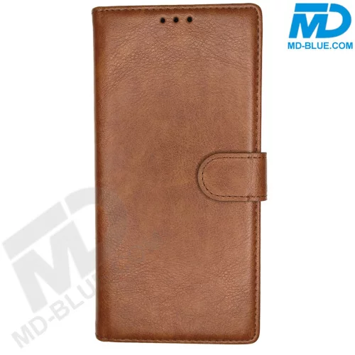 iPhone 16 Pro Max Book Case Telefoonhoesje - Portemonnee  - Kaarthouder & Magneetsluiting -  Coffee