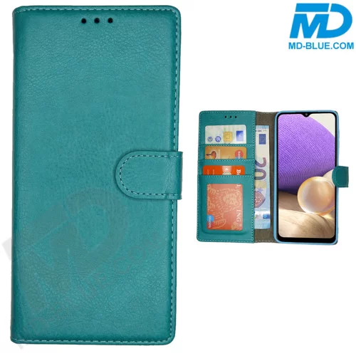 iPhone 16 Book Case Telefoonhoesje - Portemonnee  - Kaarthouder & Magneetsluiting - Sky Blue