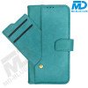 MDBlue - iPhone Xr  - Telefoonhoesje - Bookcase Luxe - Sky Blue