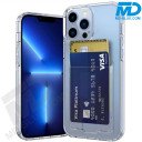 Samsung A16 - Telefoonhoesje - Siliconen - met kaarthouder - Transparant