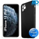 iPhone 11 Pro Telefoon Hoesje Siliconen Zwart