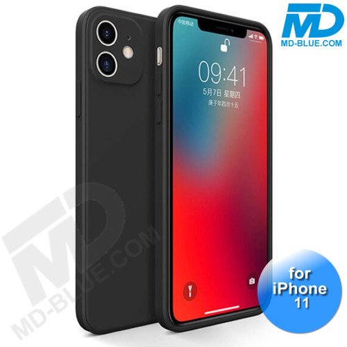 iPhone 11 Telefoon Hoesje Siliconen Zwart iPhone 11 Telefoon Hoesje Siliconen Zwart