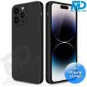 iPhone 14 Pro Telefoon Hoesje Siliconen Zwart