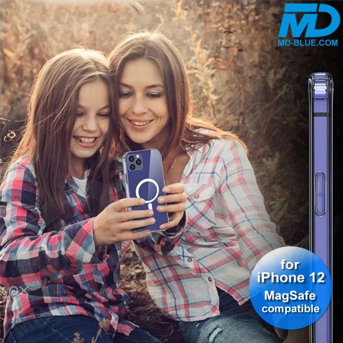iPhone 12 Hoesje Transparant Siliconen MagSafe - iPhone 12 Case - iPhone 12 - Transparant- MagSafe Case - Witte ring iPhone 12 Hoesje Transparant Siliconen MagSafe - iPhone 12 Case - iPhone 12 - Transparant- MagSafe Case - Witte ring