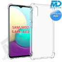 Samsung A02  - Telefoonhoesje - Achterkantje - Siliconen - Antishock - Transparant