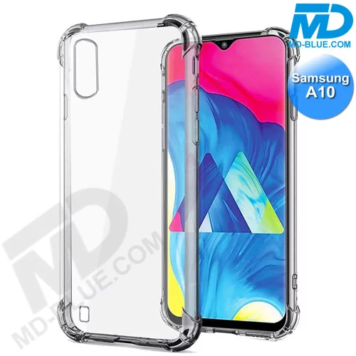 Samsung A10- Telefoonhoesje - Achterkantje - Siliconen - Antishock - Transparant