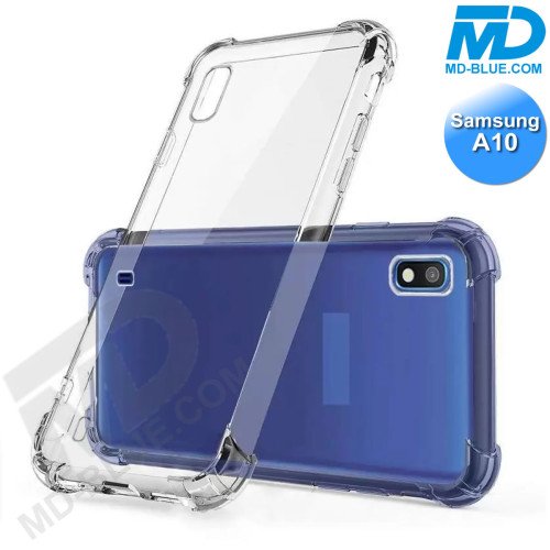 Samsung A10- Telefoonhoesje - Achterkantje - Siliconen - Antishock - Transparant