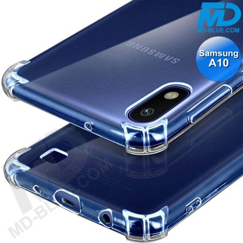 Samsung A10- Telefoonhoesje - Achterkantje - Siliconen - Antishock - Transparant