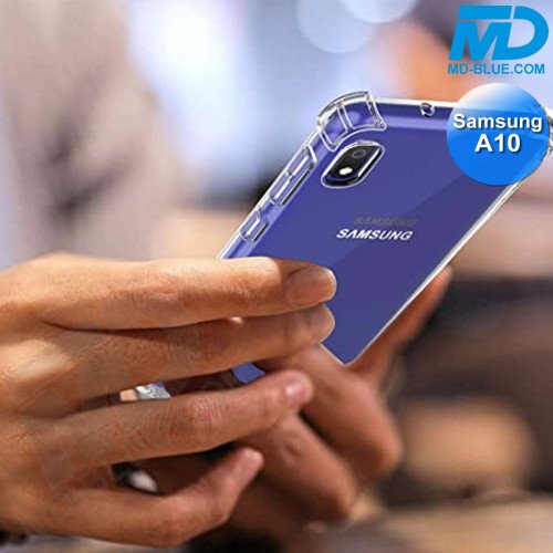 Samsung A10- Telefoonhoesje - Achterkantje - Siliconen - Antishock - Transparant