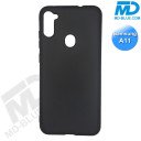 Samsung A11- Telefoonhoesje - Achterkantje - Silliconen - Zwart
