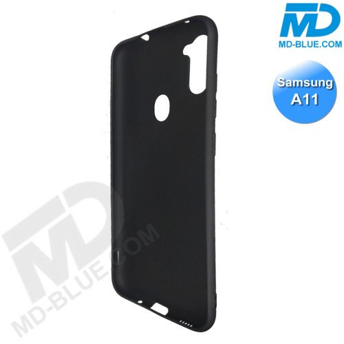 Samsung A11- Telefoonhoesje - Achterkantje - Silliconen - Zwart Samsung A11- Telefoonhoesje - Achterkantje - Silliconen - Zwart