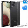 Samsung A12- Telefoonhoesje - Achterkantje - Siliconen - Antishock - Transparant