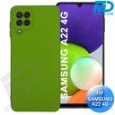 Samsung A22 (4G) - Telefoonhoesje - Achterkantje - Premium Silliconen - Groen