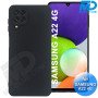 Samsung A22 (4G) - Telefoonhoesje - Achterkantje - Premium Silliconen - Zwart