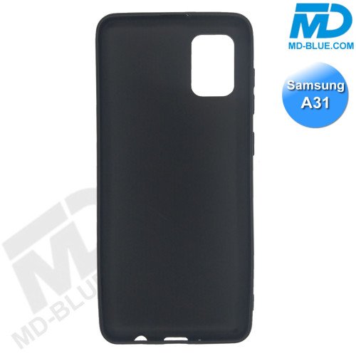 Samsung A31- Telefoonhoesje - Achterkantje - Silliconen - Zwart Samsung A31- Telefoonhoesje - Achterkantje - Silliconen - Zwart