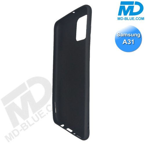 Samsung A31- Telefoonhoesje - Achterkantje - Silliconen - Zwart Samsung A31- Telefoonhoesje - Achterkantje - Silliconen - Zwart