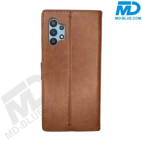 Samsung Galaxy A32 5G Hoesje - Portemonnee Book Case - Kaarthouder & Magneetsluiting - Bruin