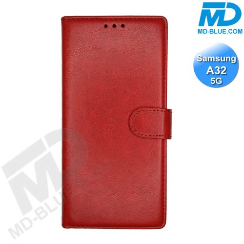 Samsung A52 / A52s Book Case Telefoonhoesje - Portemonnee  - Kaarthouder & Magneetsluiting - Rood