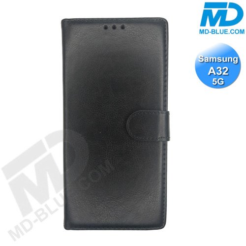 Samsung Galaxy A32 5G Hoesje - Portemonnee Book Case - Kaarthouder & Magneetsluiting - Zwart