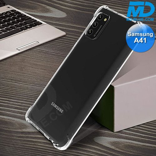 Samsung A41 - Telefoonhoesje - Achterkantje - Siliconen - Antishock - Transparant Samsung A41 - Telefoonhoesje - Achterkantje - Siliconen - Antishock - Transparant