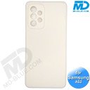 Samsung A52- Telefoonhoesje - Achterkantje - Silliconen - Wit
