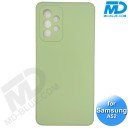 Samsung A52- Telefoonhoesje - Achterkantje - Silliconen - Mos Groen