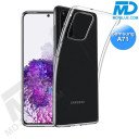 Samsung A71 - Telefoonhoesje - Achterkantje - Siliconen - Transparant