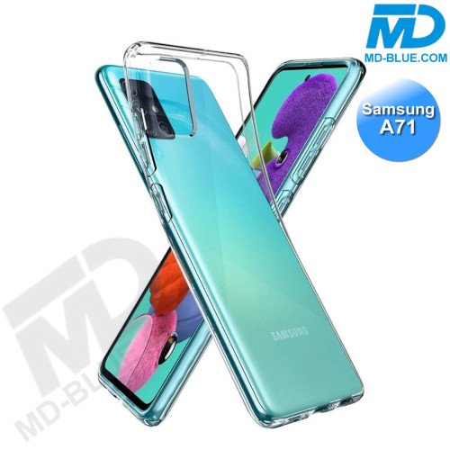 Samsung A71 - Telefoonhoesje - Achterkantje - Siliconen - Transparant Samsung A71 - Telefoonhoesje - Achterkantje - Siliconen - Transparant