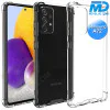 Samsung A72 - Telefoonhoesje - Achterkantje - Siliconen - Antishock - Transparant