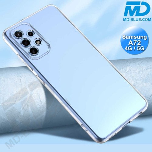 Samsung A72 - Telefoonhoesje - Achterkantje - Siliconen - Transparant Samsung A72 - Telefoonhoesje - Achterkantje - Siliconen - Transparant