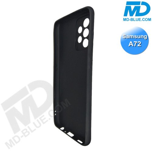 Samsung A72- Telefoonhoesje - Achterkantje - Silliconen - Zwart Samsung A72- Telefoonhoesje - Achterkantje - Silliconen - Zwart