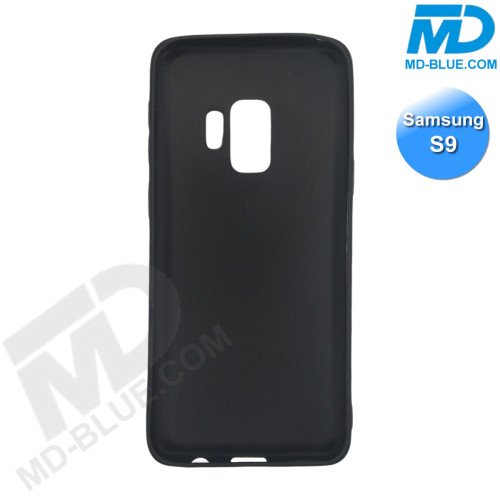 Samsung S9 - Telefoonhoesje - Achterkantje - Silliconen - Zwart Samsung S9 - Telefoonhoesje - Achterkantje - Silliconen - Zwart