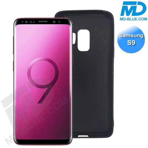 Samsung S9 - Telefoonhoesje - Achterkantje - Silliconen - Zwart Samsung S9 - Telefoonhoesje - Achterkantje - Silliconen - Zwart