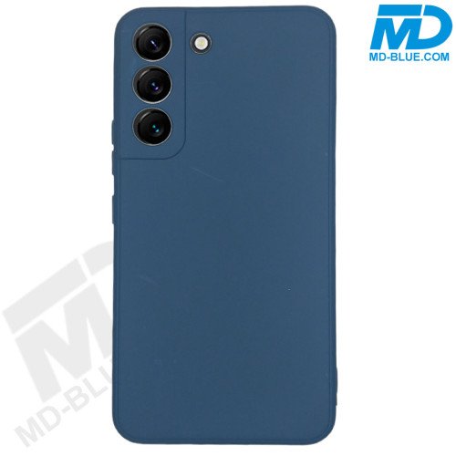 Samsung S22 - Telefoonhoesje - Achterkantje - Silliconen - Donker Blauw Samsung S22 - Telefoonhoesje - Achterkantje - Silliconen - Donker Blauw