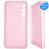 Samsung S22 - Telefoonhoesje - Achterkantje - Silliconen - Roze