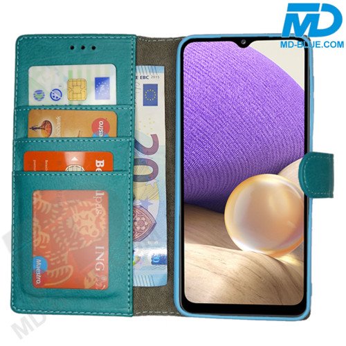 Oppo A54 / A74 (5G) Book Case Telefoonhoesje - Portemonnee  - Kaarthouder & Magneetsluiting - Sky Blue