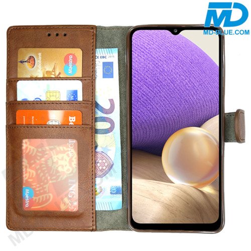 iPhone 12 Pro Max Book Case Telefoonhoesje - Portemonnee  - Kaarthouder & Magneetsluiting - Bruin