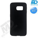 Samsung S6 Edge - Telefoonhoesje - Achterkantje - Silliconen - Zwart