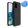 Samsung S20 Plus - Telefoonhoesje - Achterkantje - Silliconen - Zwart