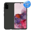 Samsung S20 Plus - Telefoonhoesje - Achterkantje - Silliconen - Zwart