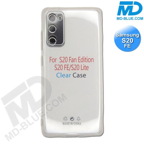 Samsung S20fe - Telefoonhoesje - Achterkantje - Siliconen - Transparant Samsung S20fe - Telefoonhoesje - Achterkantje - Siliconen - Transparant