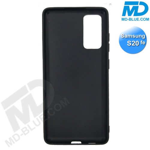 Samsung S20fe - Telefoonhoesje - Achterkantje - Silliconen - Zwart Samsung S20fe - Telefoonhoesje - Achterkantje - Silliconen - Zwart